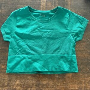 OFFLINE by Aerie Shirt Women size Large Green Top
